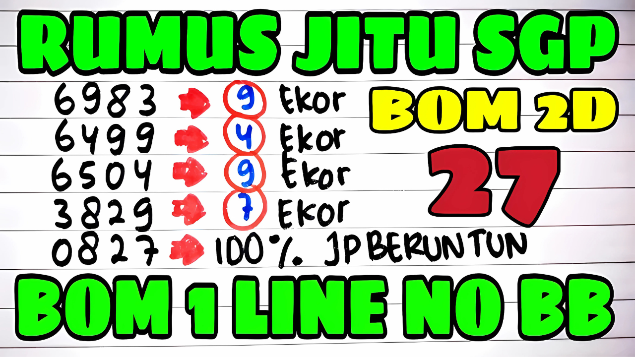Main di Situs Mana Pun, Formula Ini Tetap Gacor! Rahasia Menang Togel SGP