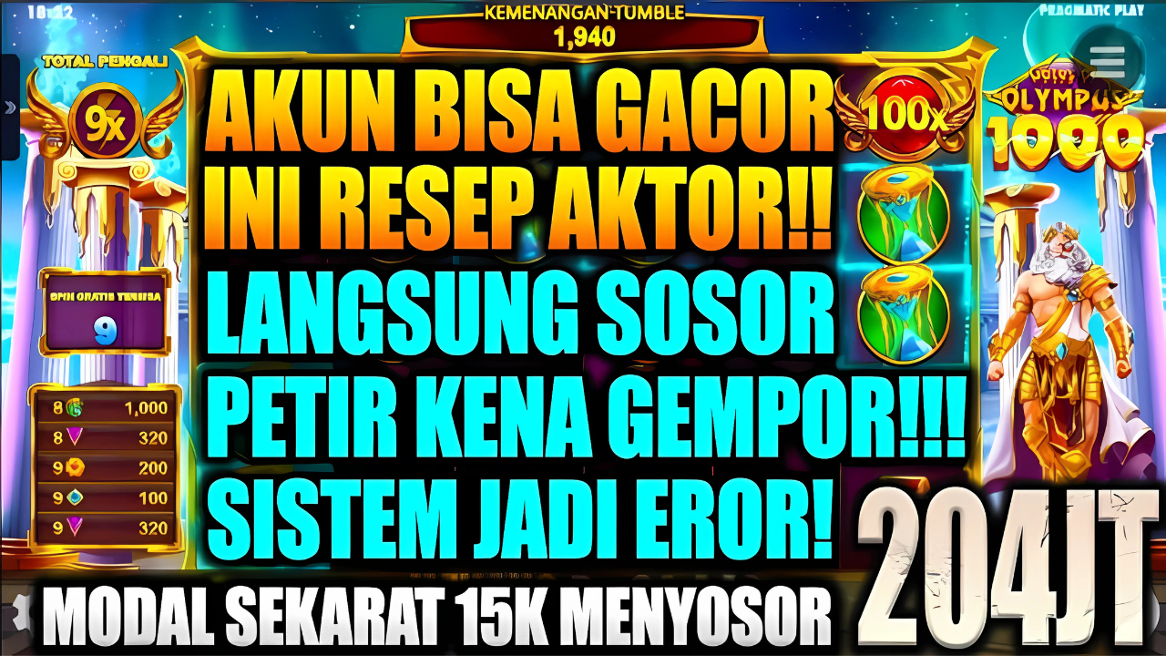 Pria Usia 32 Tahun Sukses Taklukan Petir X500 di Permainan Olympus Bikin Bandar Terbagong-bagong
