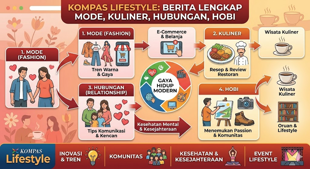 Menyajikan Berita Lengkap Seputar Mode, Kuliner, Hubungan, hingga Hobi