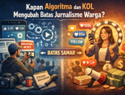 Kapan Algoritma dan KOL Mengubah Batas Jurnalisme Warga?