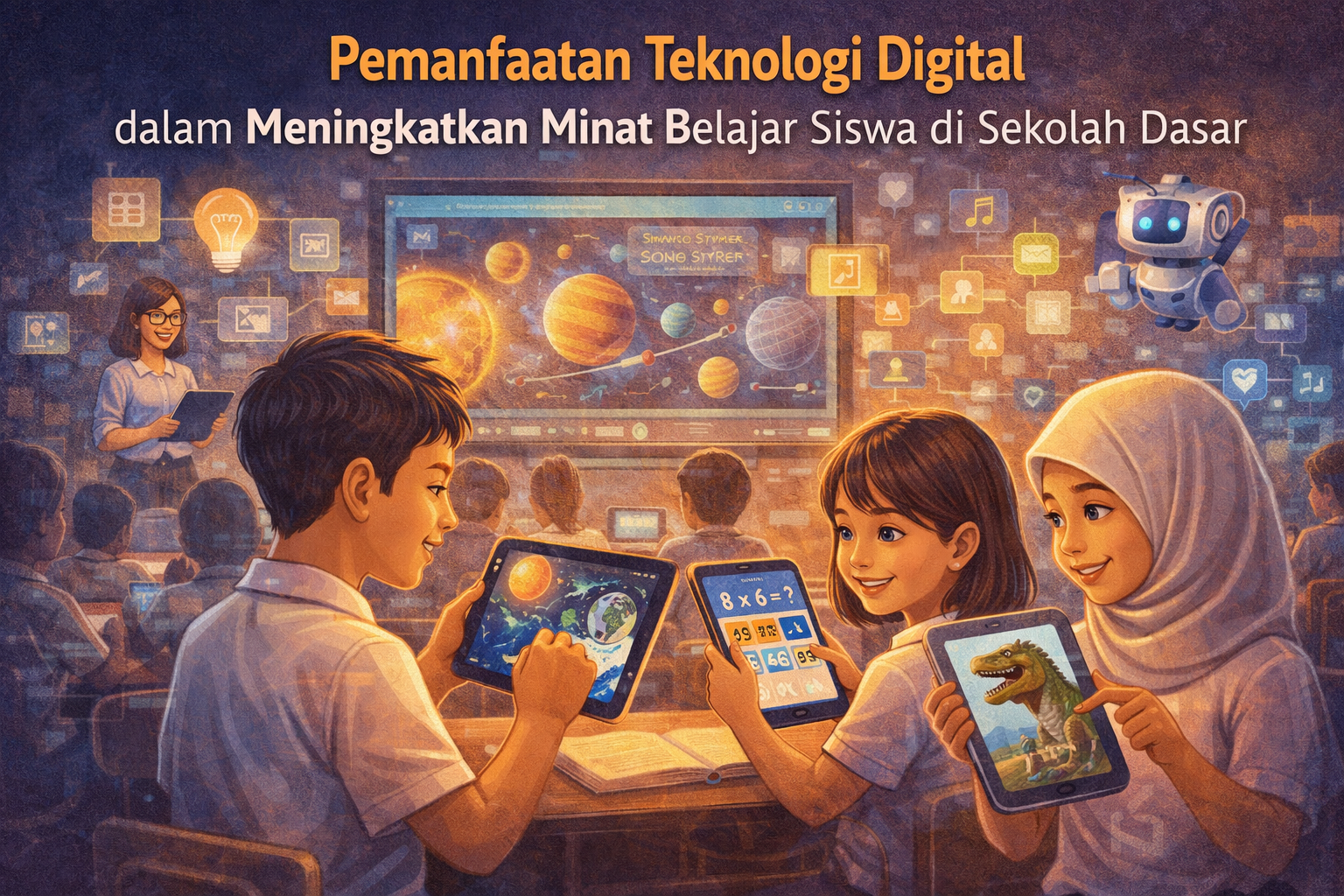 Pemanfaatan Teknologi Digital dalam Meningkatkan Minat Belajar Siswa di Sekolah Dasar