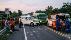 Kecelakaan Lalu Lintas di Jalur Nasional, Dua Orang Luka Berat