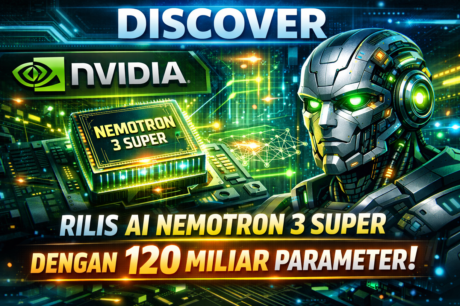 Nvidia Rilis AI Nemotron 3 Super dengan 120 Miliar Parameter
