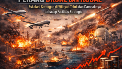 Perang Drone dan Rudal: Eskalasi Serangan di Wilayah Teluk dan Dampaknya terhadap Fasilitas Strategis
