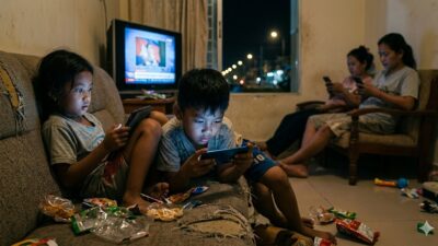 Kecanduan Layar, Anak Zaman Now!