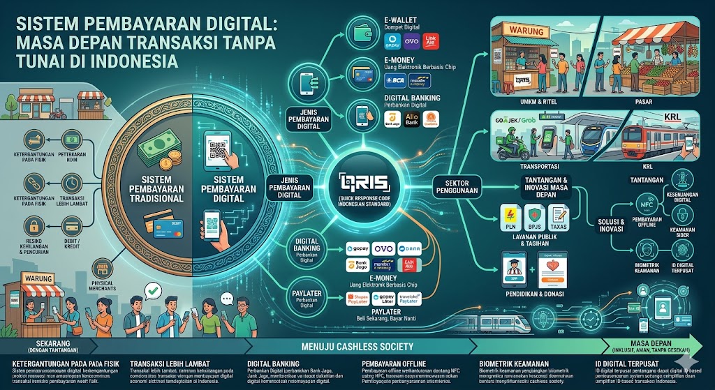 Sistem Pembayaran Digital: Masa Depan Transaksi Tanpa Tunai di Indonesia