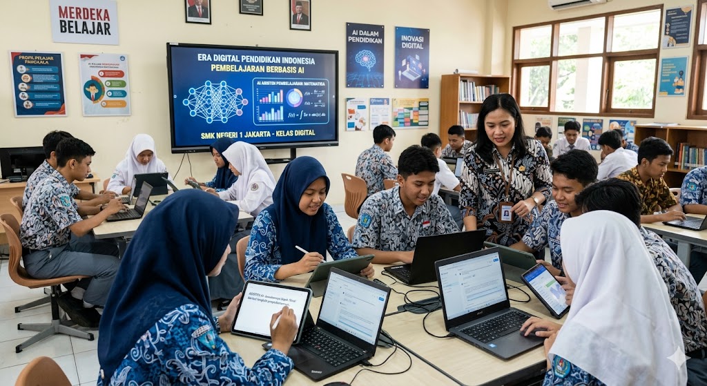 Pendidikan Indonesia Masuki Era Digital, Sekolah Mulai Terapkan Pembelajaran Berbasis AI