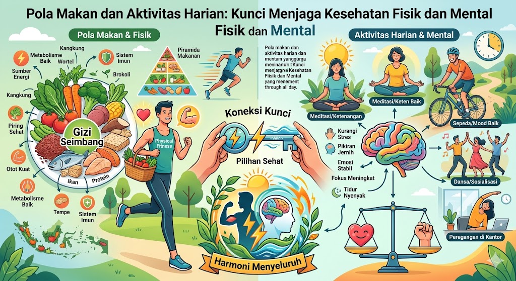 Pola Makan dan Aktivitas Harian: Kunci Menjaga Kesehatan Fisik dan Mental