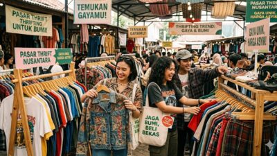 Berburu Baju Bekas demi Gaya dan Bumi: Tren Thrifting yang Kian Populer