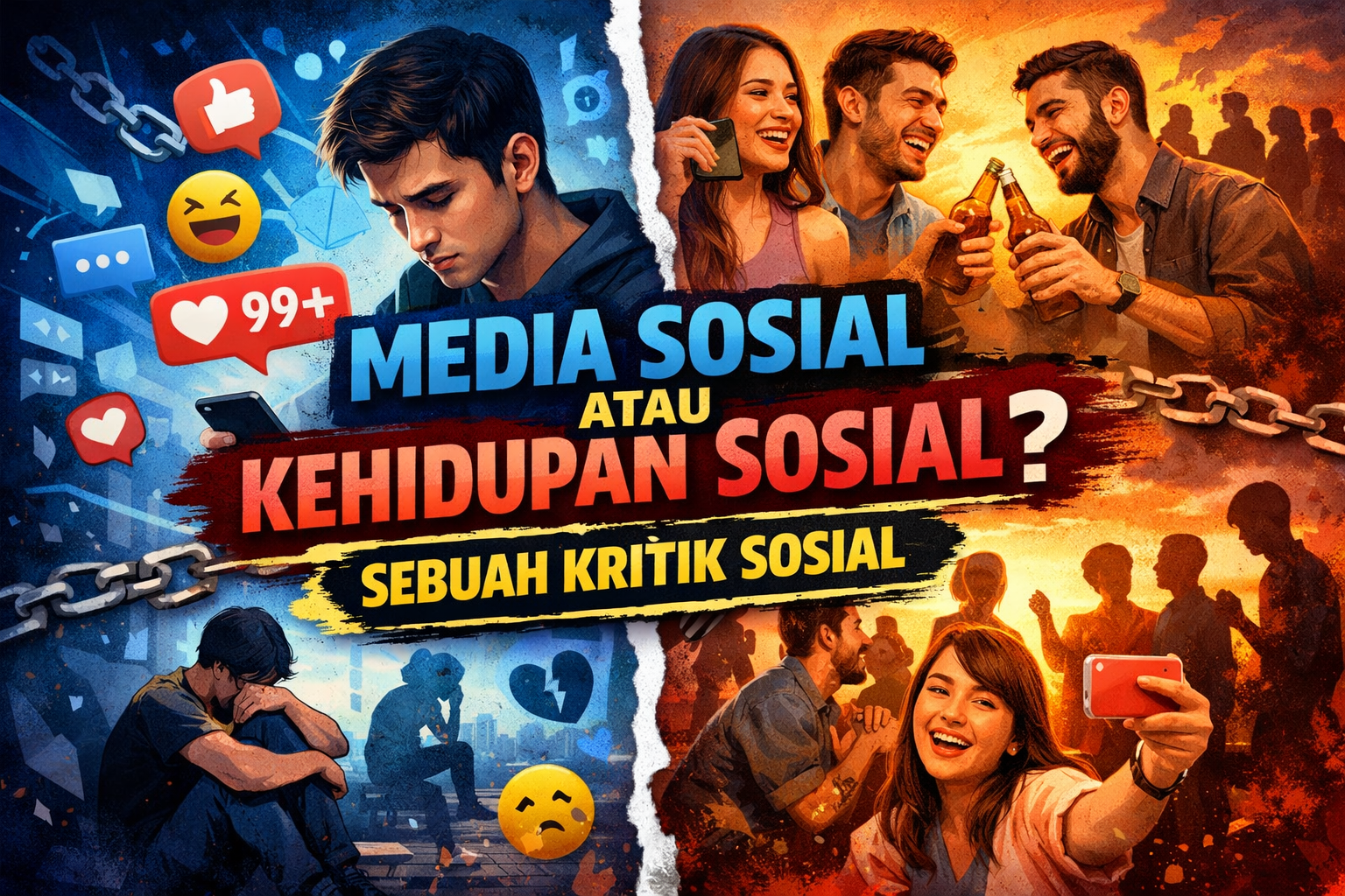 Media Sosial atau Kehidupan Sosial? Sebuah Kritik Sosial