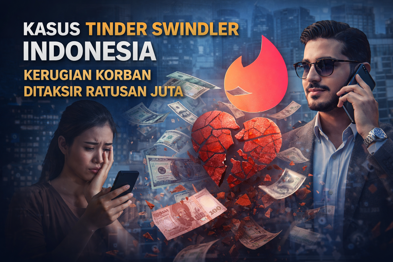 Kasus Tinder Swindler Indonesia, Kerugian Korban Ditaksir Ratusan Juta
