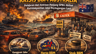Krisis BBM Australia: Pelajaran dari Antrean Panjang SPBU Akibat Ketidakpastian Jalur Perdagangan Laut