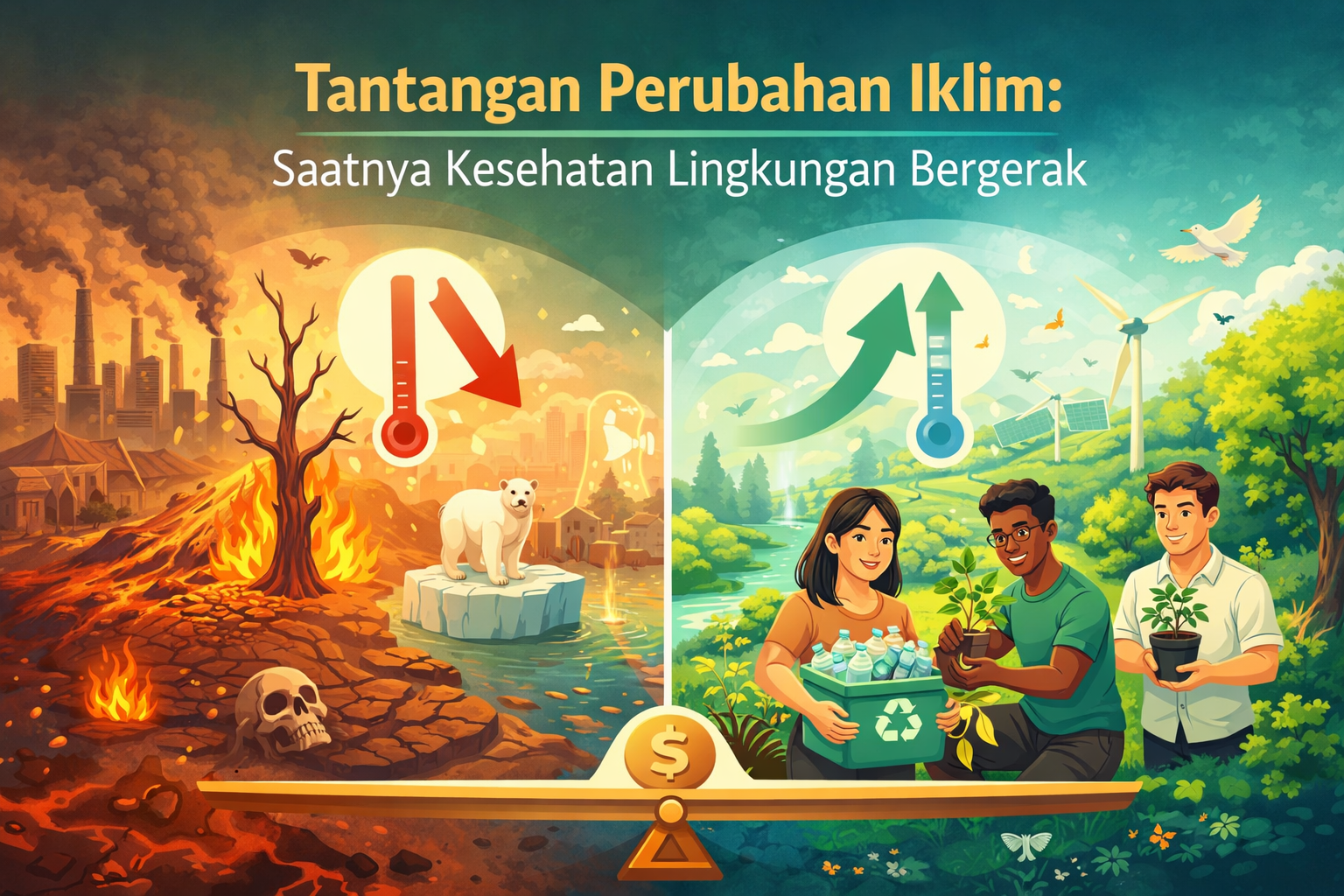 Tantangan Perubahan Iklim: Saatnya Kesehatan Lingkungan Bergerak