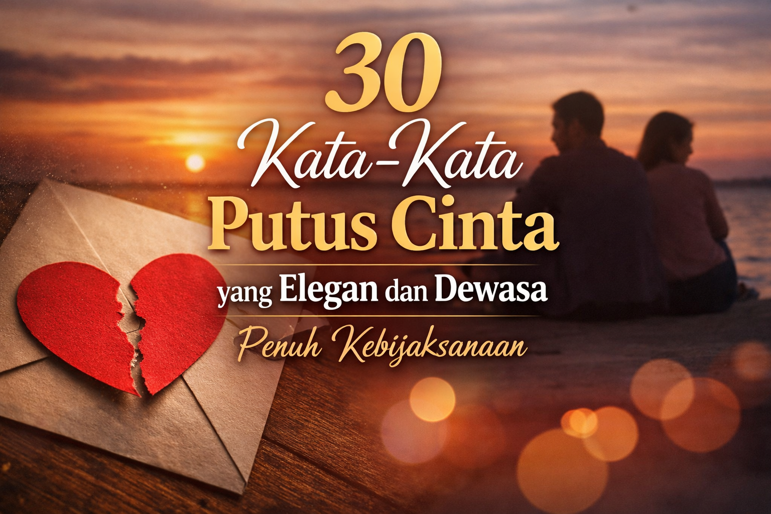 30 Kata-Kata Putus Cinta yang Elegan dan Dewasa, Penuh Kebijaksanaan