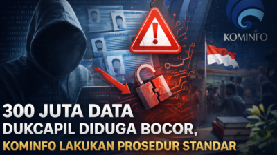 300 Juta Data Dukcapil Diduga Bocor, Kominfo Lakukan Prosedur Standar