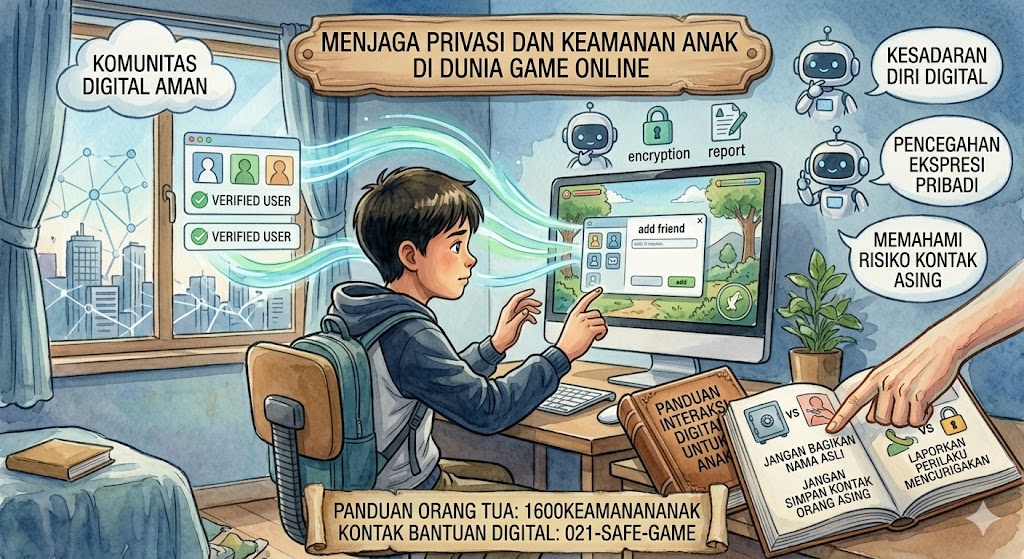 Riset Ungkap Anak Rentan Bagikan Data Pribadi Saat Main Game Online
