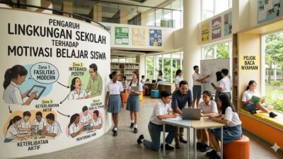 Pengaruh Lingkungan Sekolah terhadap Motivasi Belajar Siswa