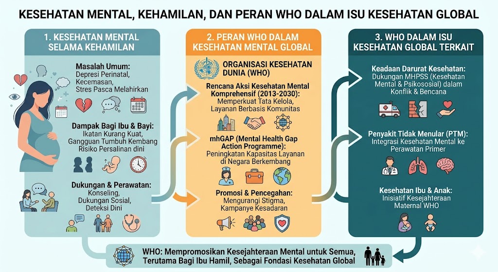 Kesehatan Mental, Kehamilan, dan Peran WHO dalam Isu Kesehatan Global