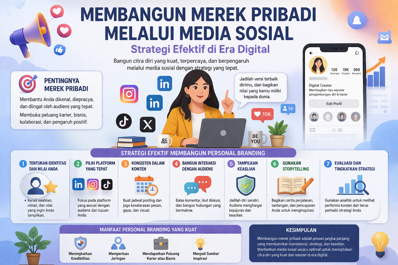 Membangun Merek Pribadi Melalui Media Sosial: Strategi Efektif di Era Digital