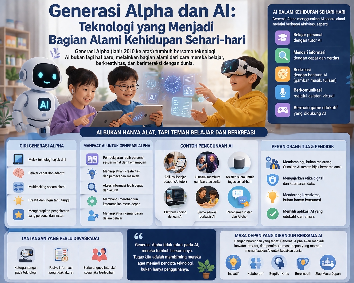 Generasi Alpha dan AI: Teknologi yang Menjadi Bagian Alami Kehidupan Sehari-hari