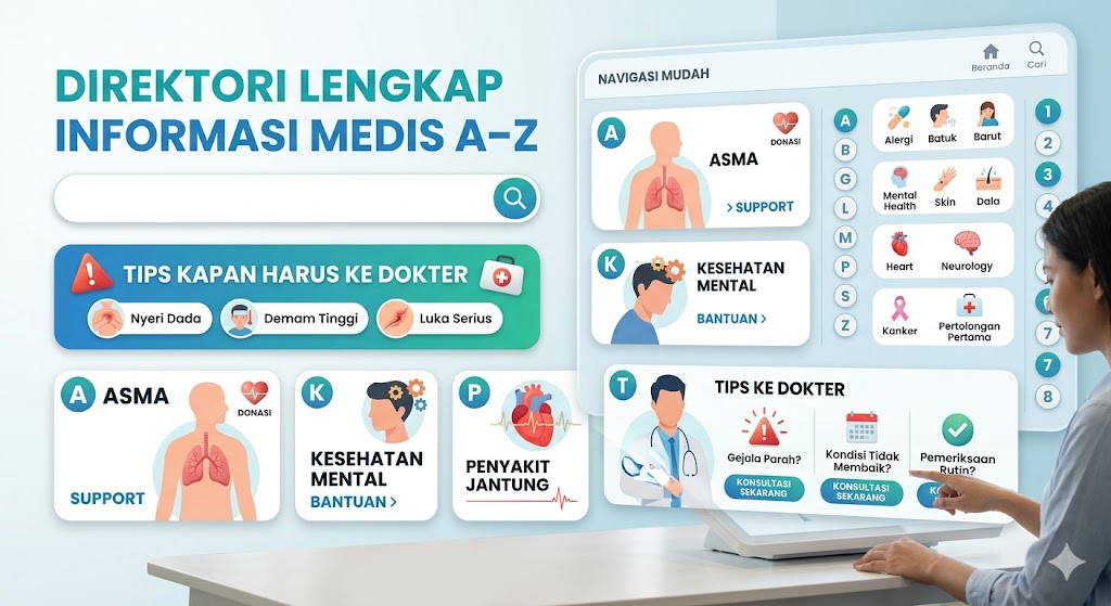 Direktori Lengkap Informasi Medis A–Z dan Tips Kapan Harus ke Dokter
