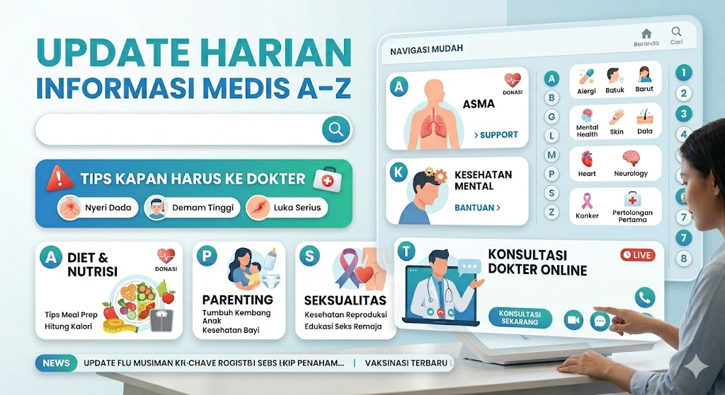 Update Harian Kesehatan: Diet, Parenting, Seksualitas, dan Konsultasi Dokter Online
