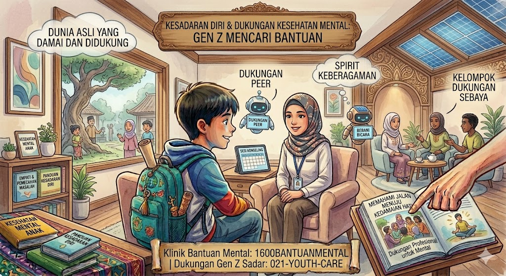 Gen Z Lebih Self-Aware dan Terbuka Cari Bantuan Profesional untuk Kesehatan Mental